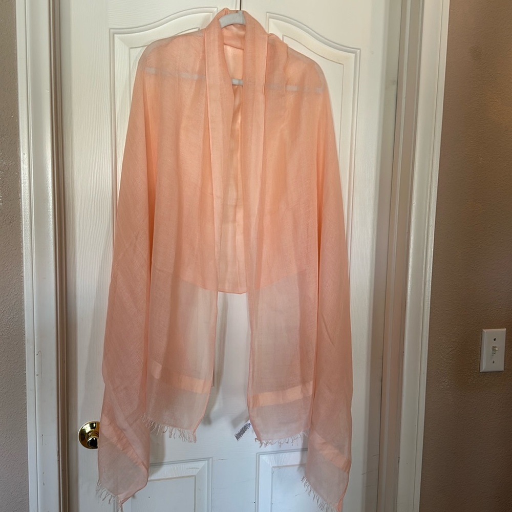 Sheer scarf wrap